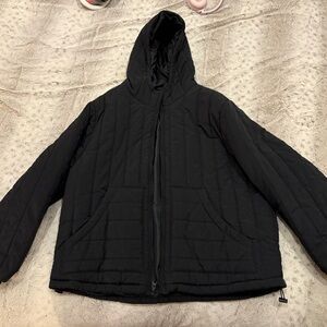 Black Water-Resistant Jacket